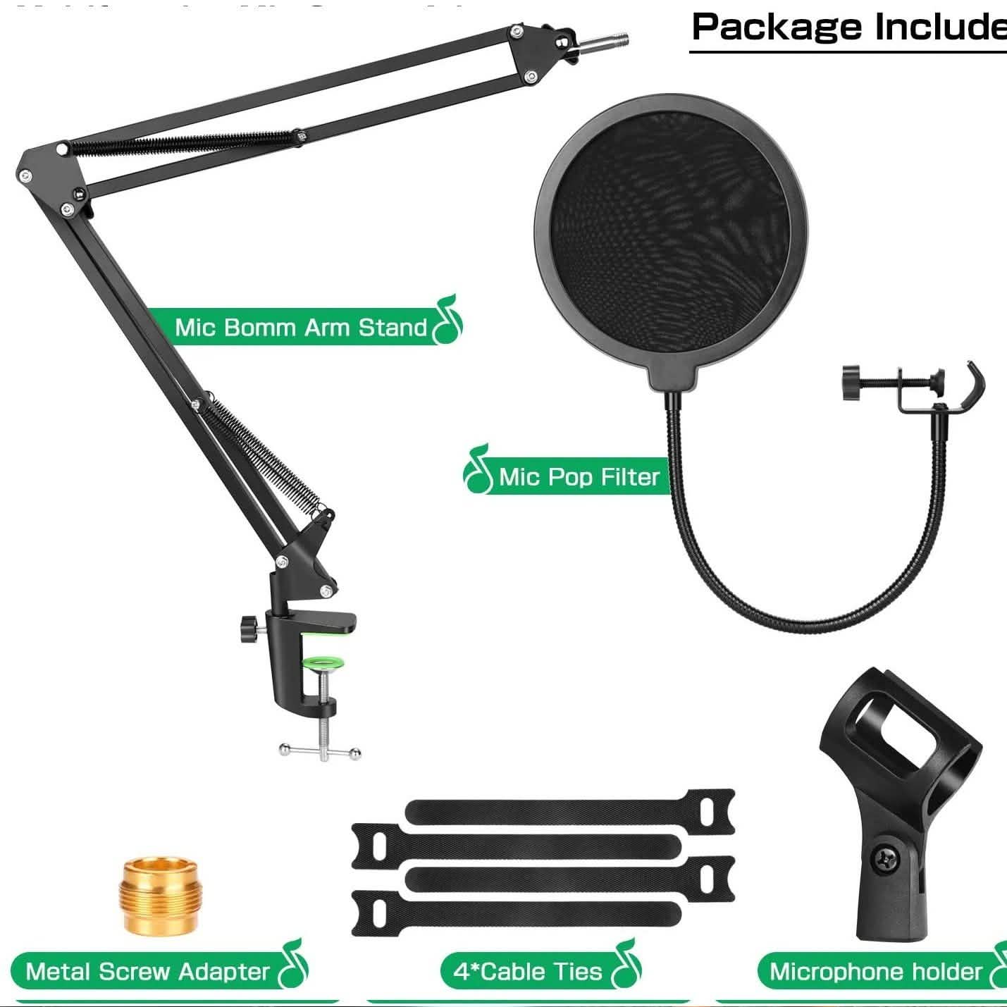 Microphone Arm Stand with Mic Boom Arm Stand