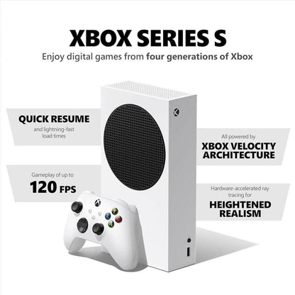 Microsoft Xbox Series S 512GB All-Digital Starter Bundle Console (Refurbished)