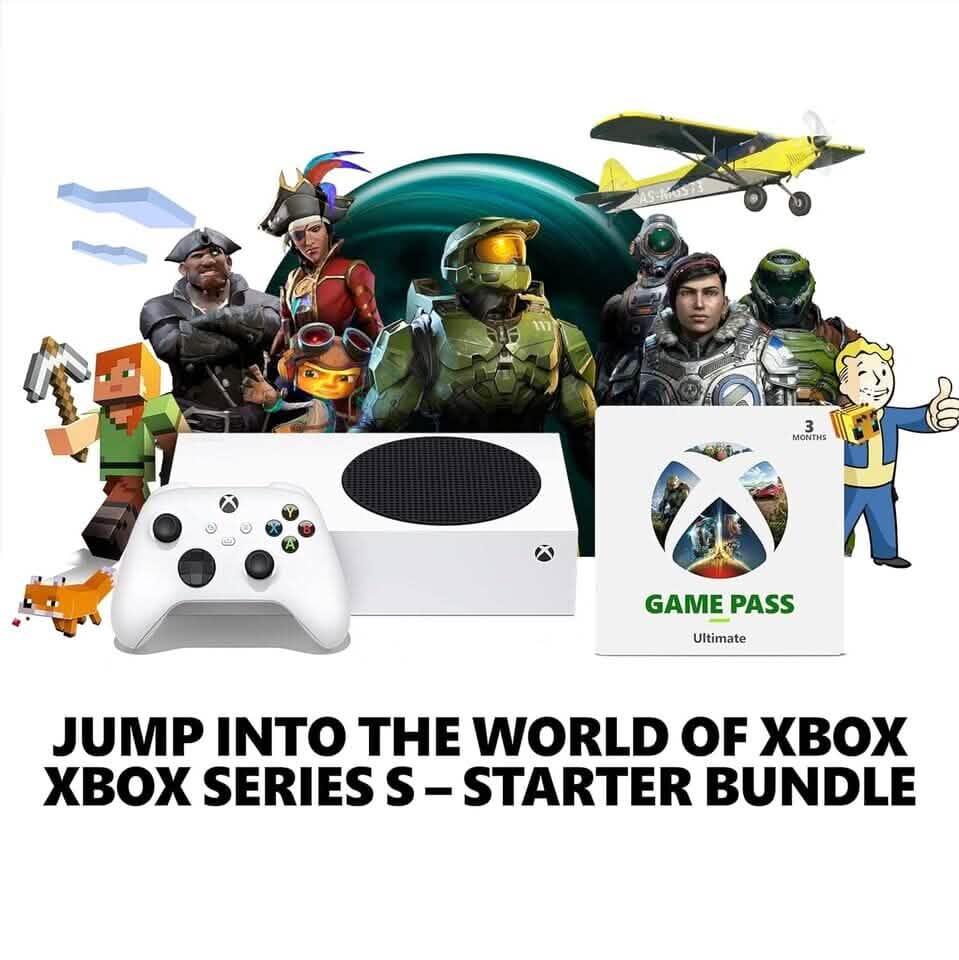 Microsoft Xbox Series S 512GB All-Digital Starter Bundle Console (Refurbished)