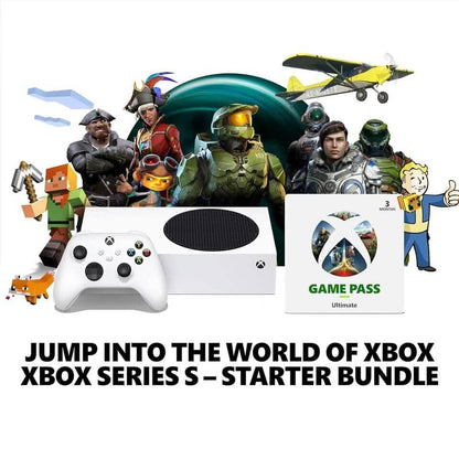 Microsoft Xbox Series S 512GB All-Digital Starter Bundle Console (Refurbished)