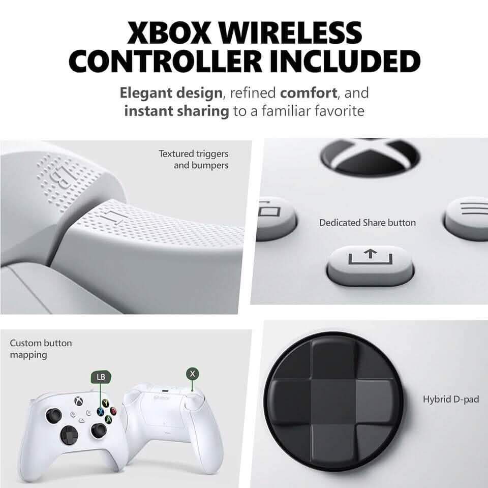 Microsoft Xbox Series S 512GB All-Digital Starter Bundle Console (Refurbished)