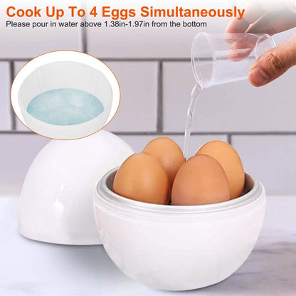 Microwave Egg Broiler Cooker Up to 4 Eggs