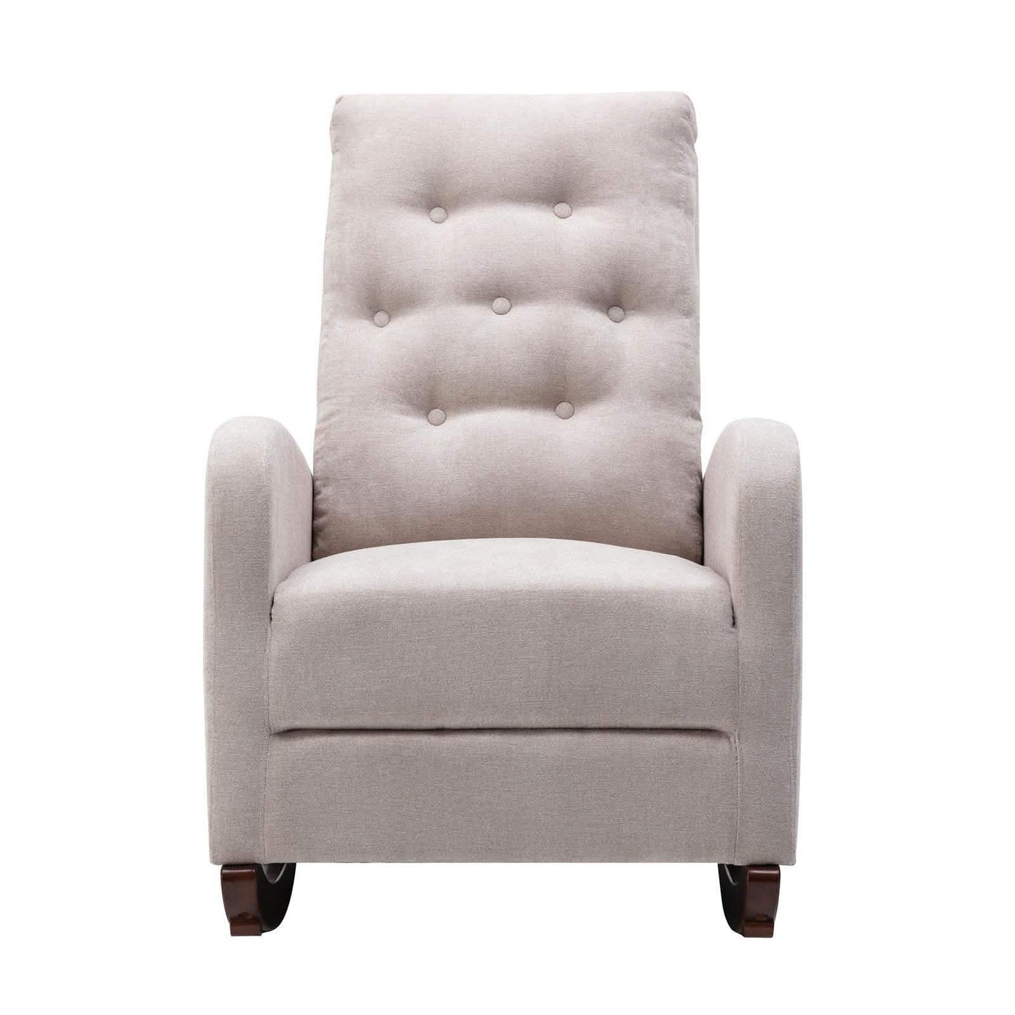 Mid-Century Modern Nursery Rocking Chair Armchair