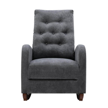 Mid-Century Modern Nursery Rocking Chair Armchair