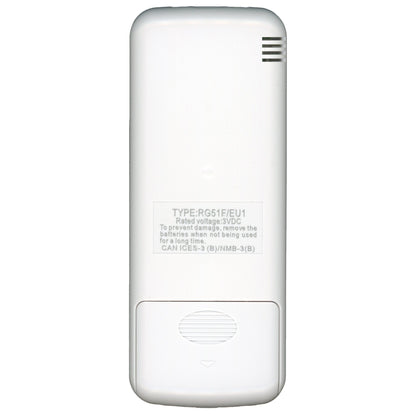 Substitute for Midea RG51F/EU1 Premium Mini Split Air Conditioner Remote Control - 17317000001294 [17317000A02500]