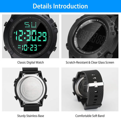 Military Wrist Watch with LED Backlight