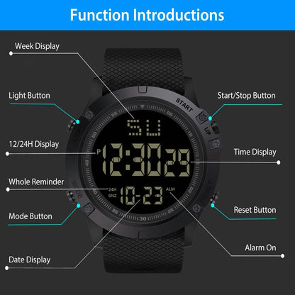 Military Wrist Watch with LED Backlight