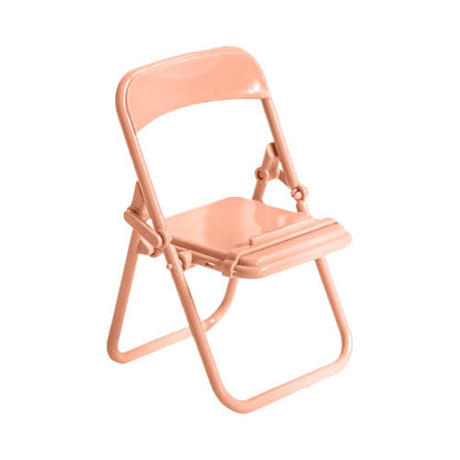 Mini Folding Chair Phone Holder