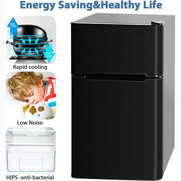 Mini Fridge with Freezer