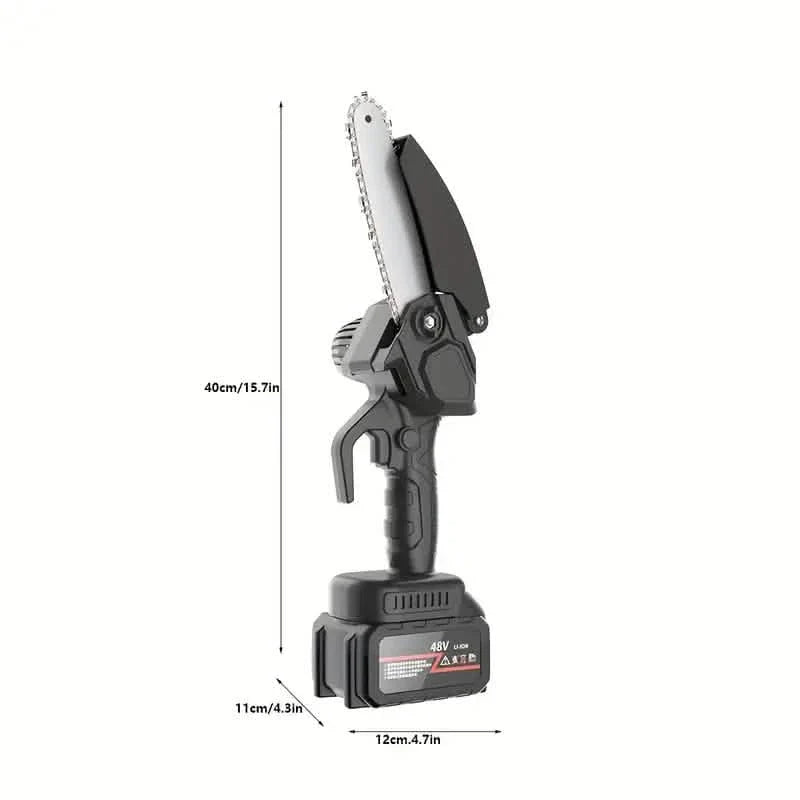 Mini Handheld Chain Saw - Band Saw with Premium Splash Protection, Safety Lock