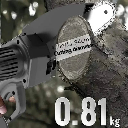 Mini Handheld Chain Saw - Band Saw with Premium Splash Protection, Safety Lock