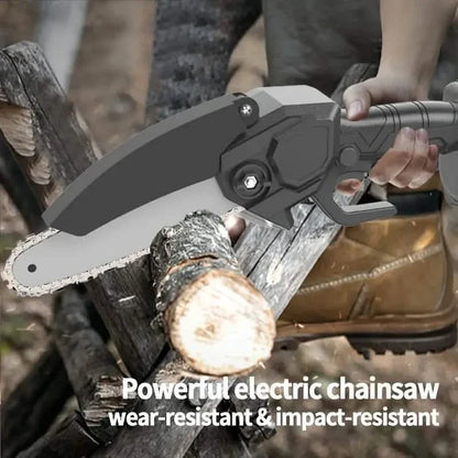 Mini Handheld Chain Saw - Band Saw with Premium Splash Protection, Safety Lock