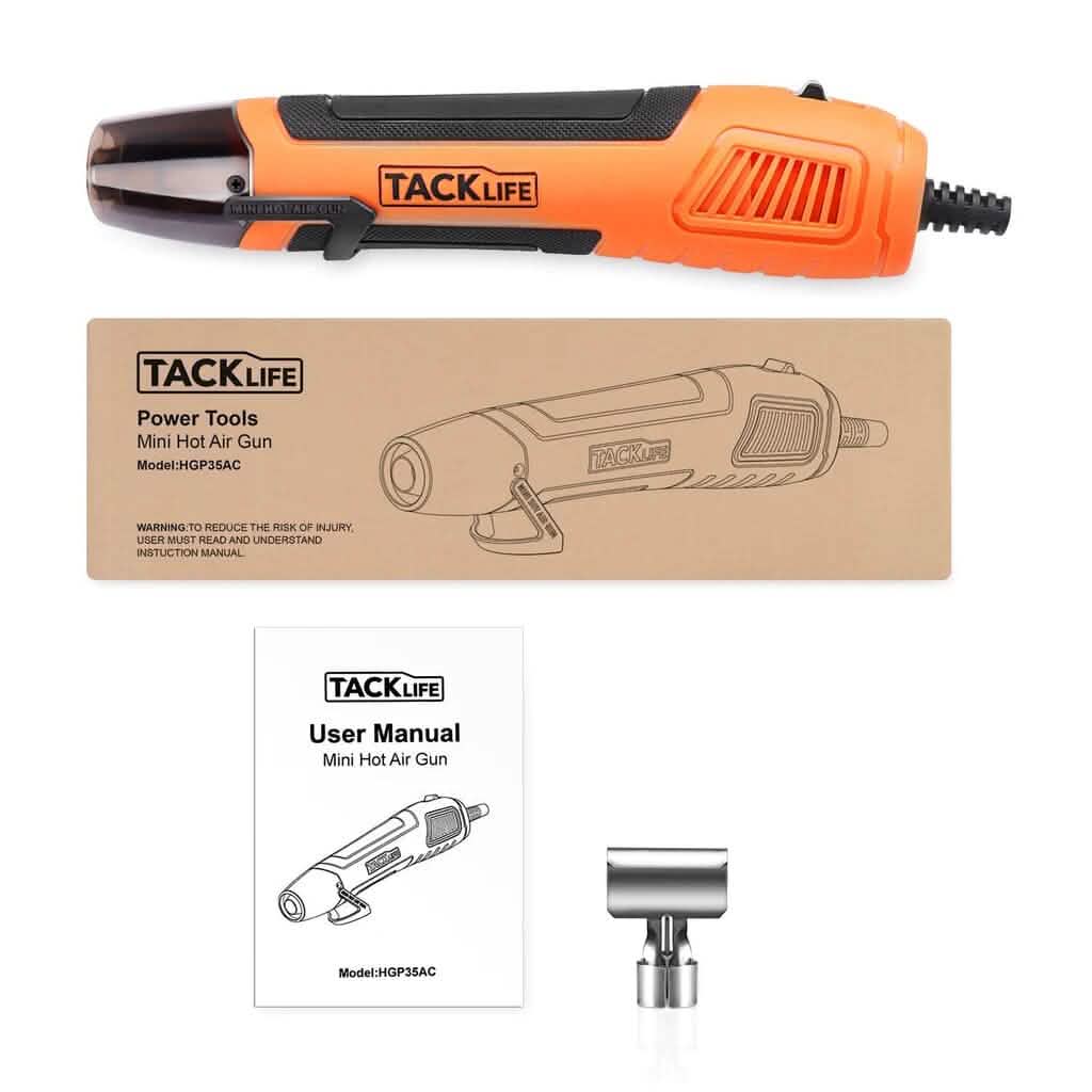 Mini Heat Gun 350W/662°F Hot Air Gun with 6.56Ft Long Cable