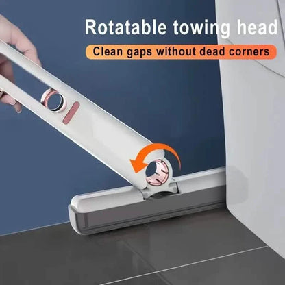 Mini Mop Sponge Mop Folding Home Cleaning Mops with Self-Squeezing