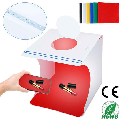Mini Photo Studio Box Photography with 6 Color Backdrops