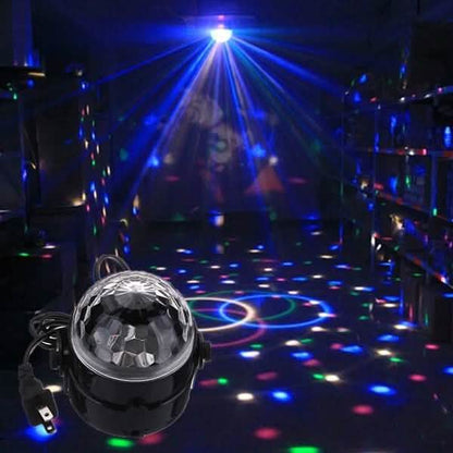 Mini RGB LED Light Crystal Magic Ball