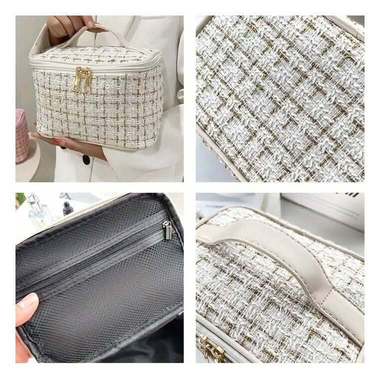 Minimalist Portable Makeup Zipper Handbag
