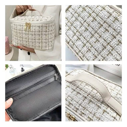Minimalist Portable Makeup Zipper Handbag