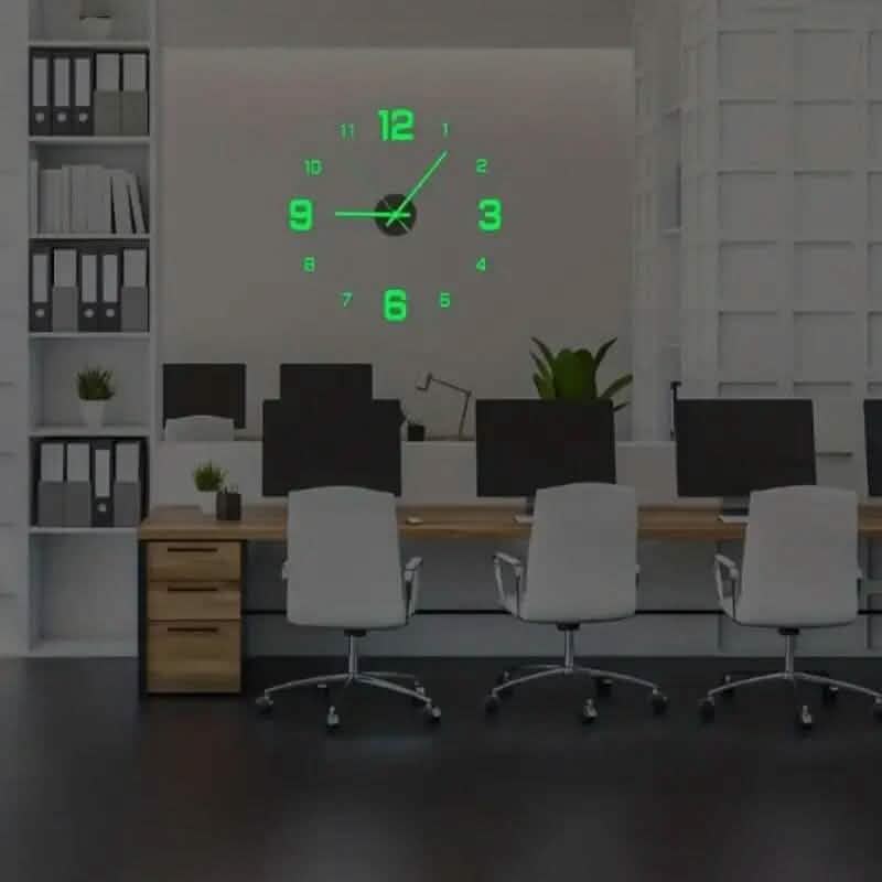 Minimally Quiet Digital Wall Clock