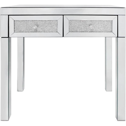 Mirror Desk Dresser with 2 Drawers