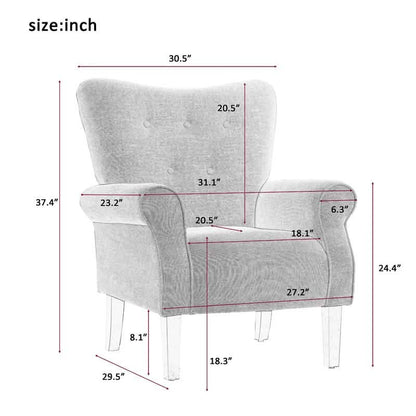 Modern Accent Chair Armchair