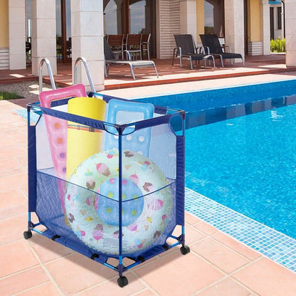 Modern Blue Pool Storage Bin