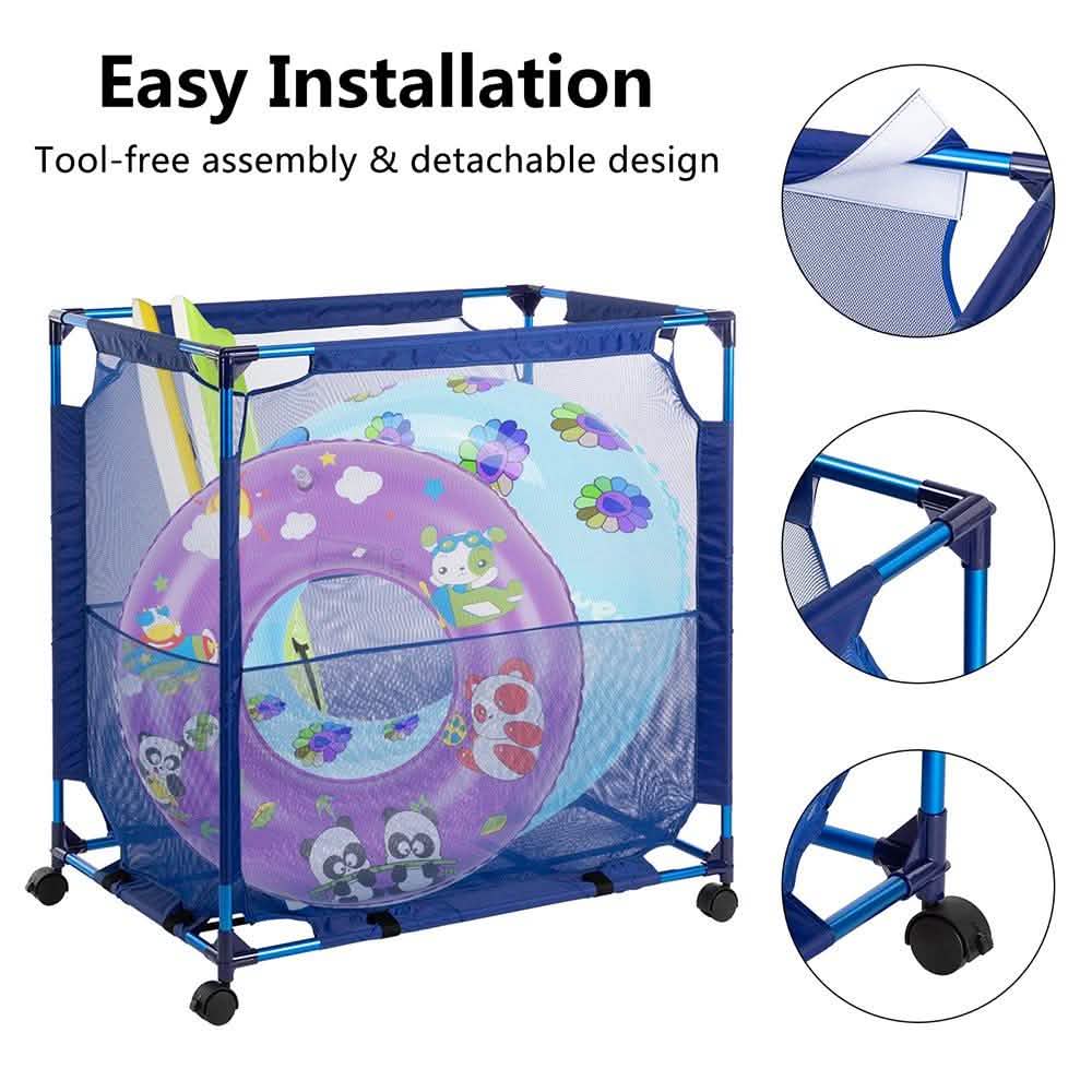 Modern Blue Pool Storage Bin