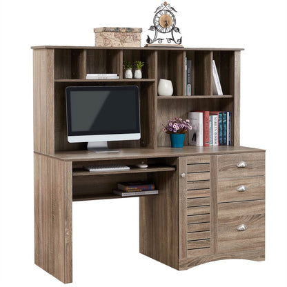 Modern Home Office Desk- 59" Computer Desk Table