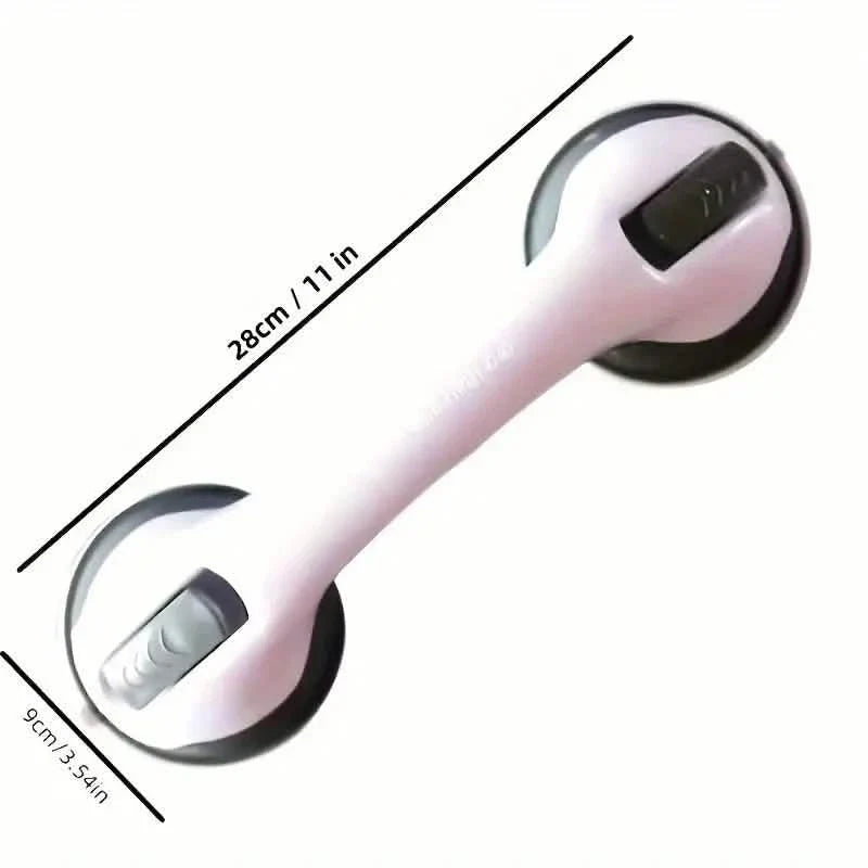Modern Non-Slip Shower Handle, Powerful Suction, Safety Grip, Contemporary Design