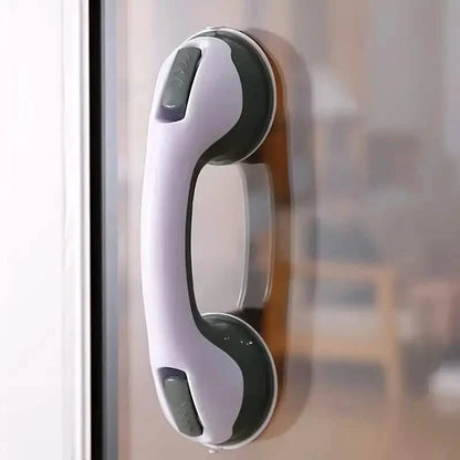 Modern Non-Slip Shower Handle, Powerful Suction, Safety Grip, Contemporary Design