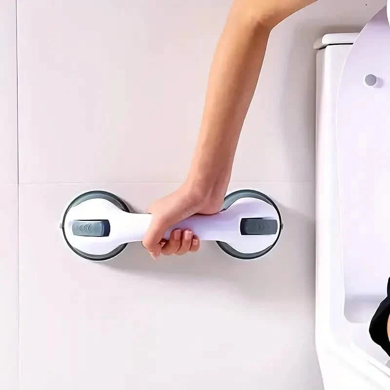Modern Non-Slip Shower Handle, Powerful Suction, Safety Grip, Contemporary Design