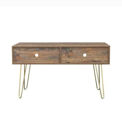 Modern Wood TV Stand Console Table