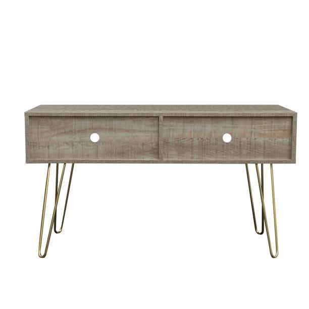 Modern Wood TV Stand Console Table