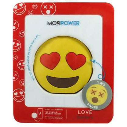MojiPower Soft Touch External Battery 2600 mAh for iOS and Android