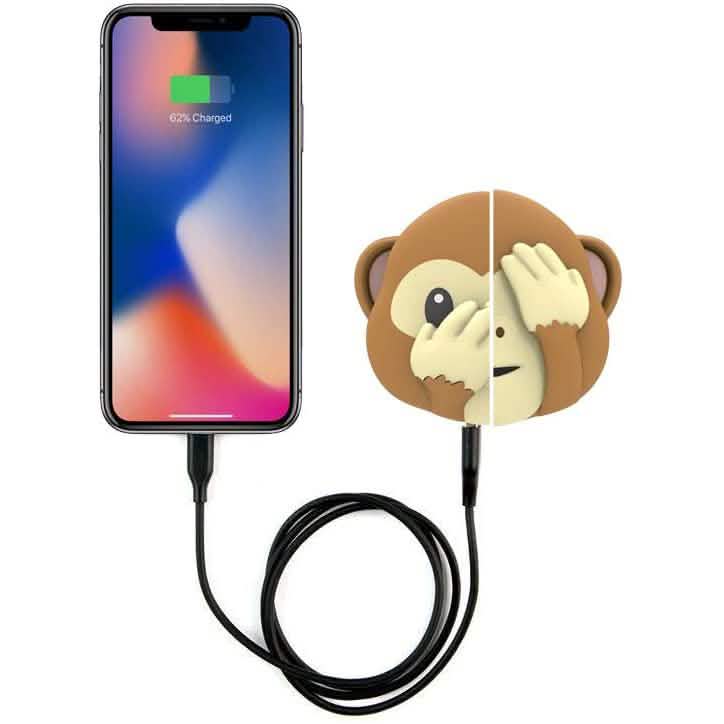 MojiPower Soft Touch External Battery 2600 mAh for iOS and Android