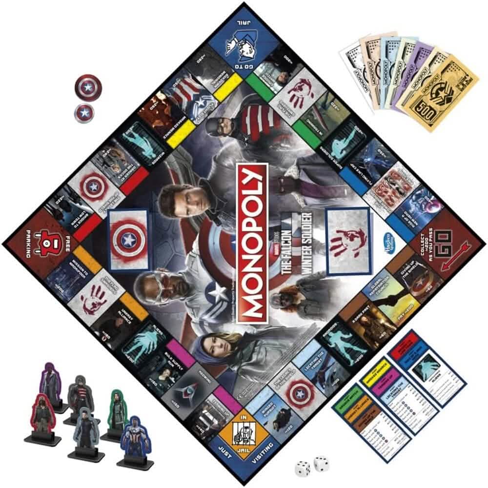 Monopoly Marvel Studios The Falcon and the Winter Soldier Edition