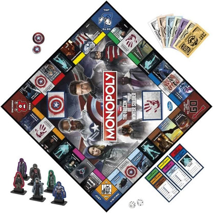 Monopoly Marvel Studios The Falcon and the Winter Soldier Edition