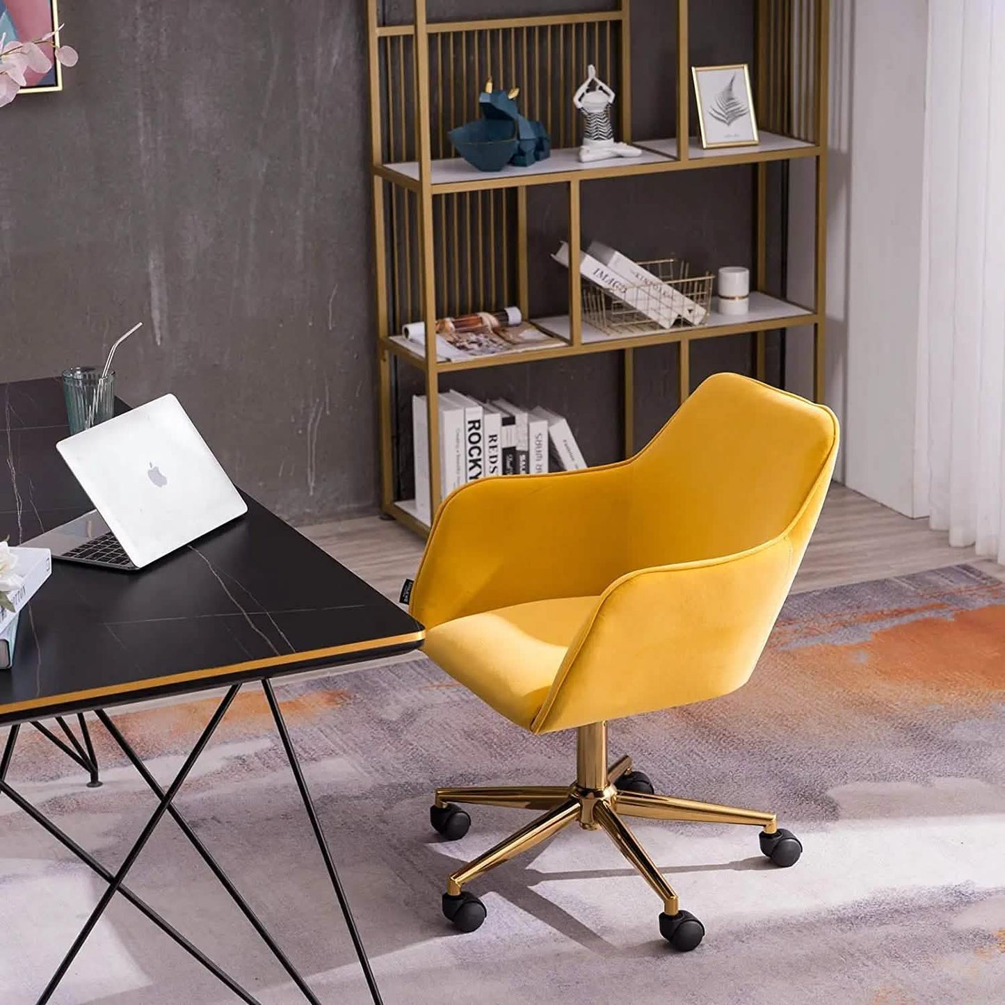 Morden Crush Velvet Home Office Chair