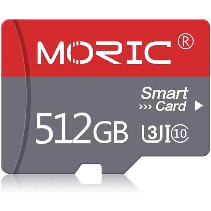 Moric 512GB Micro SD Card Fast Speed MicroSDXC UHS-I Memory Card  (Refurbished)