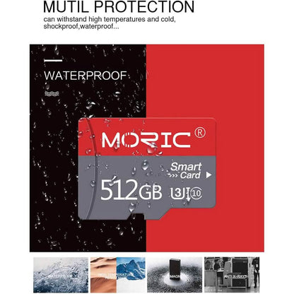 Moric 512GB Micro SD Card Fast Speed MicroSDXC UHS-I Memory Card  (Refurbished)