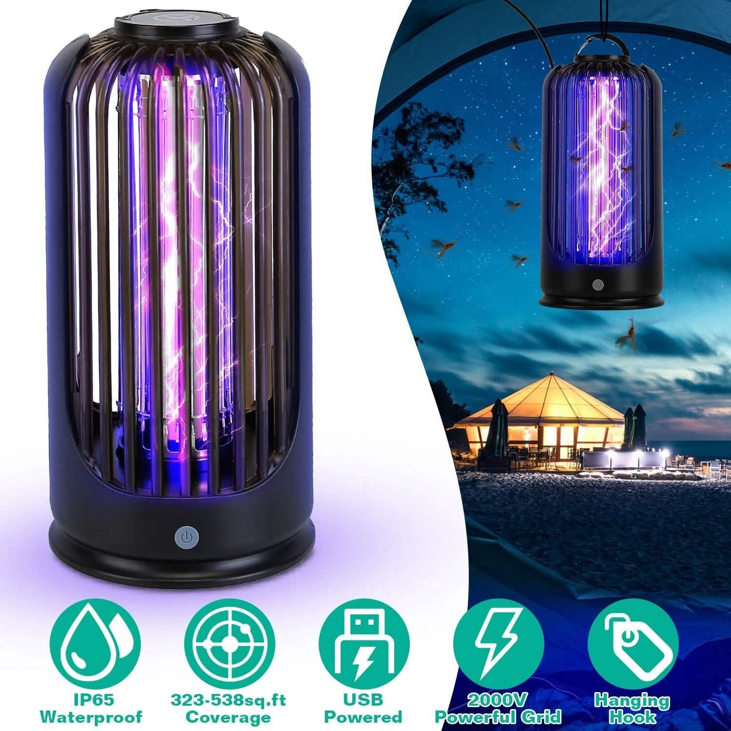 Mosquito Killer Lamp 2000V High Powered Pest Control