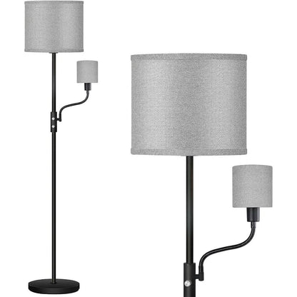 Mother Daughter Floor Lamp with Linen Shade