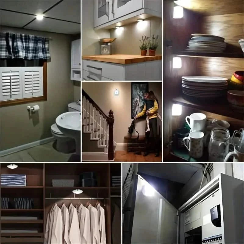 Motion Sensor Night Light, 6 LED Wall Lamp