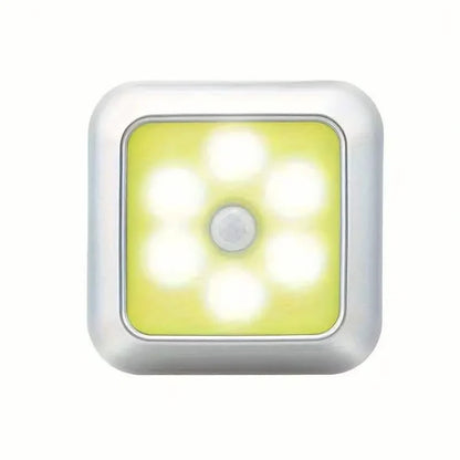 Motion Sensor Night Light, 6 LED Wall Lamp