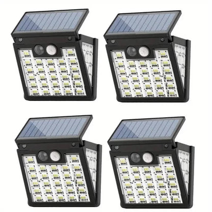 Motion Sensor Solar Street Light - Dusk to Dawn, Energy Efficient LED Lamp