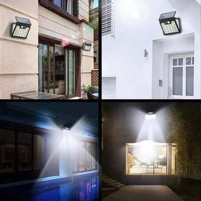 Motion Sensor Solar Street Light - Dusk to Dawn, Energy Efficient LED Lamp