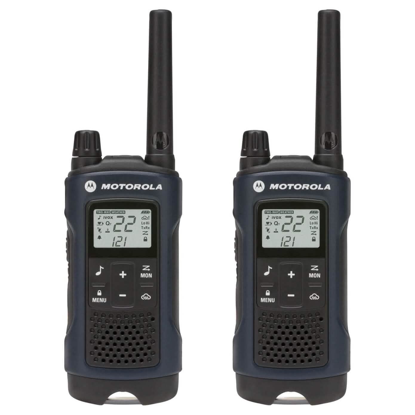 Motorola Solutions Talkabout T460 Rechargeable Two-Way Radio Pair - Dark Blue  (Refurbished)