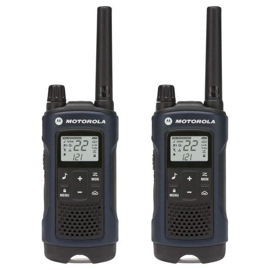 Motorola Solutions Talkabout T460 Rechargeable Two-Way Radio Pair - Dark Blue  (Refurbished)