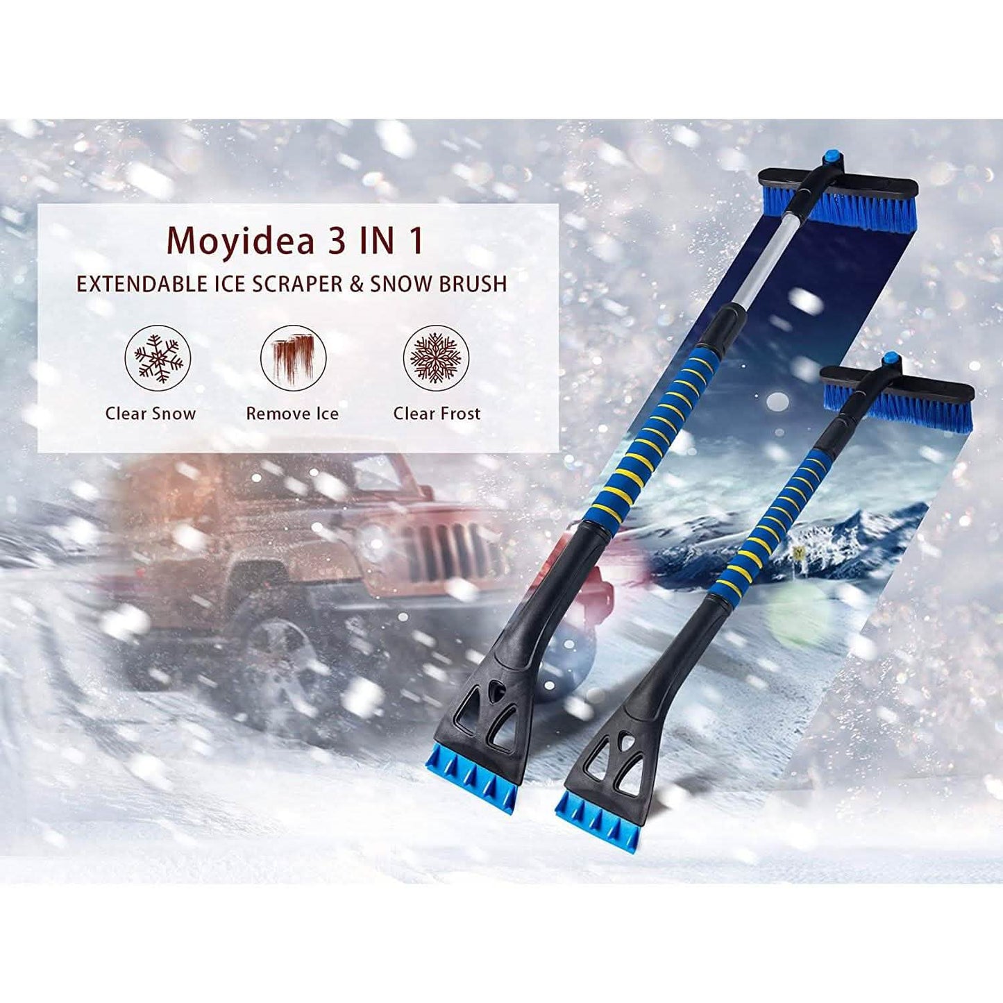 Moyidea 36" Extendable Ice Scraper