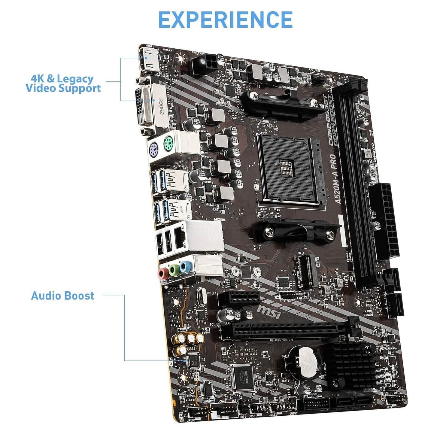 MSI A520M-A PRO Gaming Motherboard  (Refurbished)
